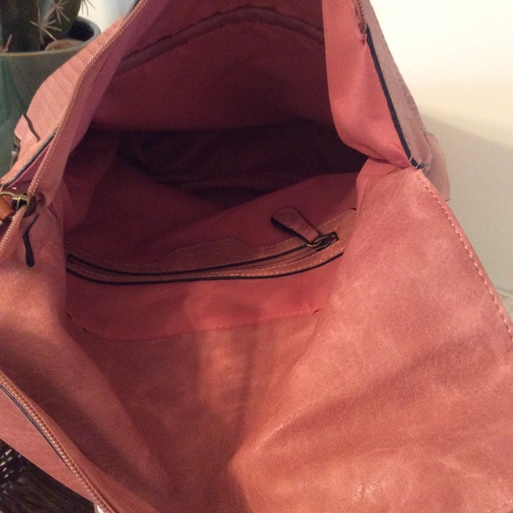 Vegan Leather BACK PACK NWT Dusty Rose Pink - Picture 6 of 7